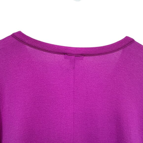 Lane Bryant Tiered Top Plus Size 18/20 Fuschia Ruffle Tunic Loungewear NWT - Picture 7 of 11